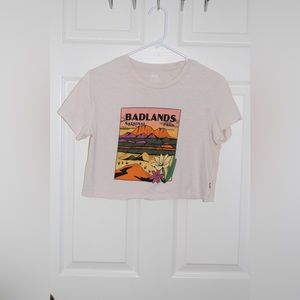 Womens Levi Cropped Tee XS
